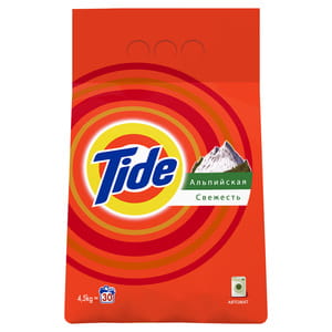 Порошок стиральный TIDE (Тайд) автомат Альпийская свежесть 4,5кг