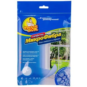 Салфетка ФРЕКЕН БОК для уборки для стекла и зеркал микрофибра 1 шт