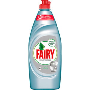 Средство для мытья посуды FAIRY (Фейри) Platinum (Платинум) Ледяная свежесть 650 мл