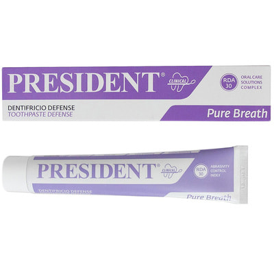 Зубная паста PRESIDENT (Президент) Clinical (Клиникал) Дефенс с гекситидином 75 мл