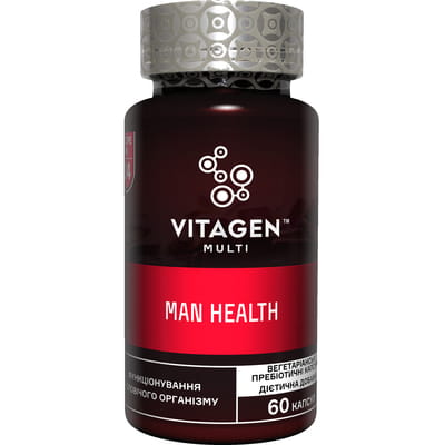 Диетическая добавка витаминно-минеральный комплекс для здоровья мужчины VITAGEN (Витаджен) №24 MAN'S HEALTH капсулы флакон 60 шт