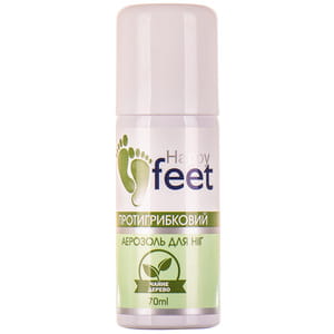 Аерозоль для ніг HAPPY FEET (Хеппі Фут) Протигрибковий з чайним деревом 70 мл
