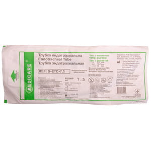 Трубка эндотрахеальная с манжетой размер 7,5 мм Medicare