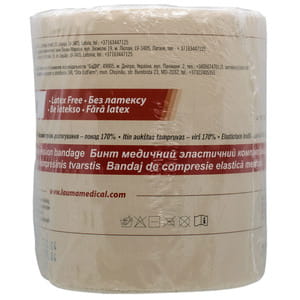 Бинт еластичний медичний LAUMA (Лаума) модель 2 Latex Free високого ступеня розтяжності розмір 3м х 12см