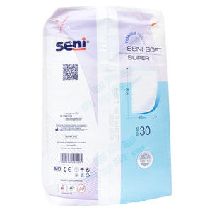 Пеленки гигиенические впитывающие SENI Soft Super (Сени Софт супер) размер 90см х 60см 30 шт