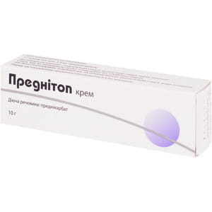 Преднитоп крем 0,25% туба 30г