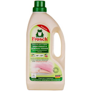 Средство для стирки FROSCH (Фрош) бальзам для шерстяных и нежных тканей Миндальное молочко 1,5 л