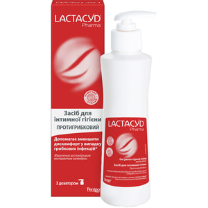 Средство для интимной гигиены Lactacyd (Лактацид) Фарма Противогрибковый с дозатором 250 мл