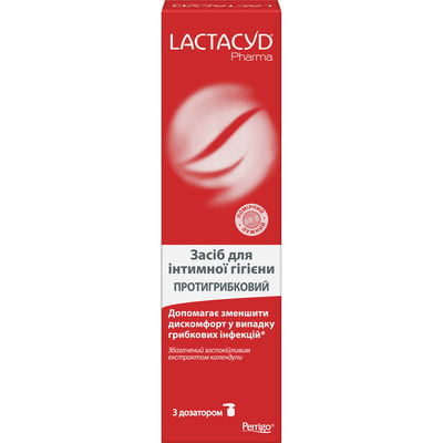 Средство для интимной гигиены Lactacyd (Лактацид) Фарма Противогрибковый с дозатором 250 мл