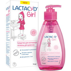 Засіб для інтимної гігієни Лактацид для дівчат флакон з дозатором 200 мл
