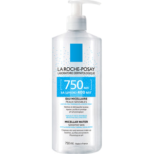 Розчин для обличчя La Roche-Posay (Ля Рош-Позе) міцелярний для чутливої шкіри обличчя 750 мл