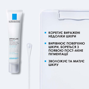 Засіб для обличчя La Roche-Posay (Ля Рош-Позе) Ефаклар Дуо+ комплексний коригуючий з антирецедивною дією для жирної та проблемної шкіри 40 мл