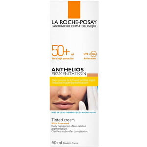 Крем солнцезащитный La Roche-Posay (Ля Рош-Позе) Антелиос с тонирующим эффектом для кожи склонной к гиперпигментации SPF 50+ 50 мл