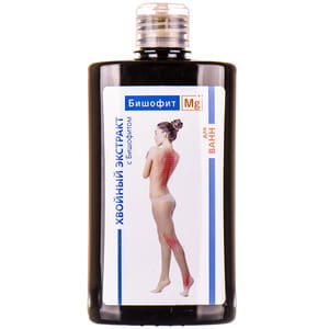 Засіб для ванн Бішофит Mg++ Хвойний екстракт з бішофітом 400 мл