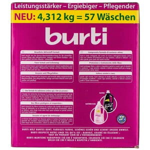 Порошок стиральный BURTI (Бурти) универсальный 4,312 кг