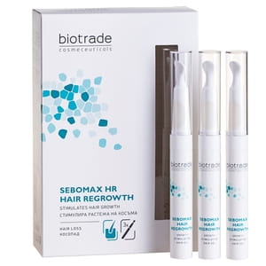 Гель для волос BIOTRADE Sebomax HR (Биотрейд Себомакс) стимулирующий рост по 8,5 мл 3 шт