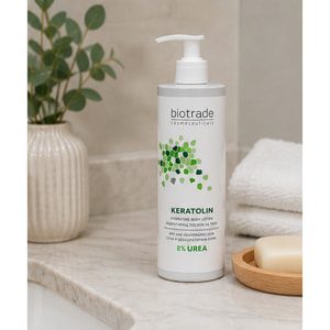 Лосьйон для тіла BIOTRADE Keratolin body (Біотрейд Кератолін боді) 8% сечовини зволожуючий для сухої шкіри 400 мл
