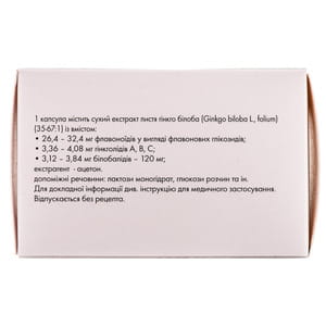 Билобил Интенс капс. 120мг №60