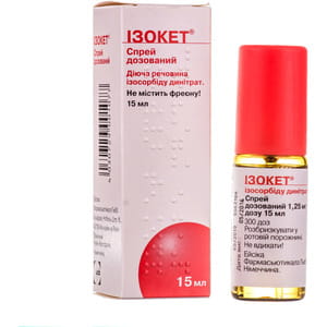 Ізокет спрей дозов. фл. 15мл