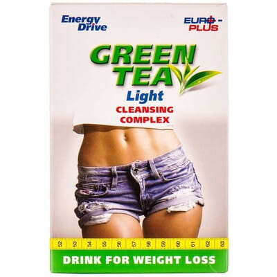 Напій для схуднення розчинний з зеленим чаєм Light Energy Drive (Лайт Енерджі Драйв) очищуючий комплекс в пакетах 10 шт