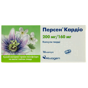 Персен кардио капс. 200мг/160мг №16