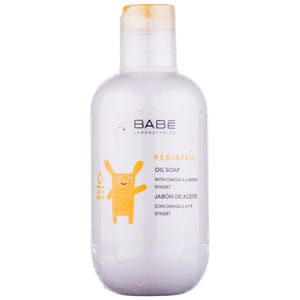 Мило для душу BABE LABORATORIOS (Бабе Лабораторіос) Pediatric (Педіатрік) для сухої ті атопічної шкіри на олійній основі дитяче 200 мл