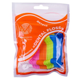 Зубочистки з зубною ниткою Manorm (Манорм) дитячі 30 шт