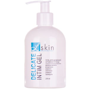 Гель для интимной гигиены L-SKIN (Л-Скин) Delicate з молочной кислотой, Д-пантенолом и экстрактами лекарственных растений 275 мл