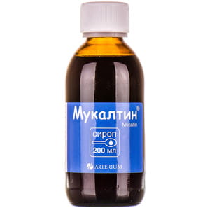 Мукалтин сироп фл. 200мл
