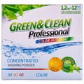 Порошок стиральный GREEN & CLEAN Professional (Грин энд клин профешнал) для цветного белья 1,2 кг