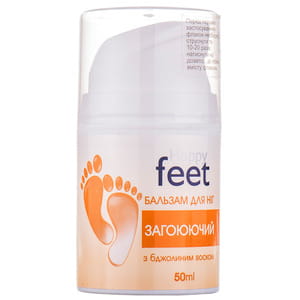 Бальзам для ніг HAPPY FEET (Хеппі Фут) Загоюючий з бджолиним воском 50 мл