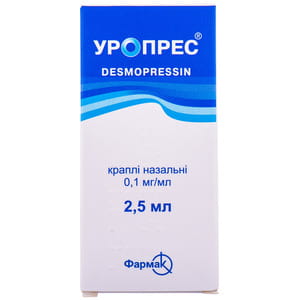 Уропрес кап. назал. 0,1мг/мл фл. 2,5мл