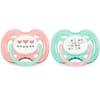 Пустышка силиконовая ортодонтическая AVENT (Авент) SCF 172/02 для девочки от 0 до 6 месяцев 2 шт