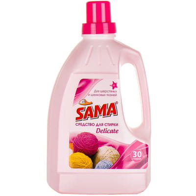 Гель для прання SAMA (САМА) Delicate (делікіт) для вовняних та шовкових тканин 1,5 кг