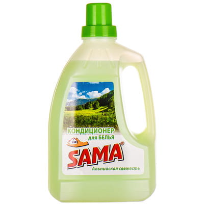Кондиционер для белья SAMA (Сама) Альпийская свежесть 1,5 л