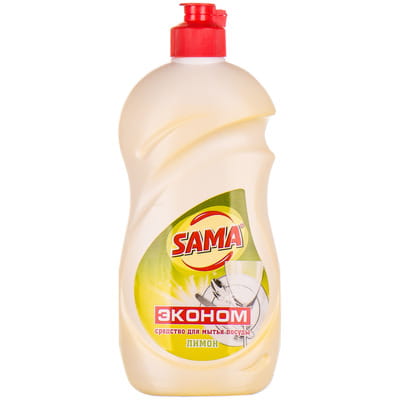 Средство для мытья посуды SAMA (САМА) Эконом Лимон 500 г