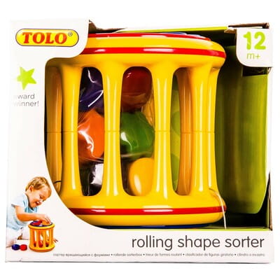 Игрушка развивающая детская TOLO (Толо) Сортер вращающийся с формами