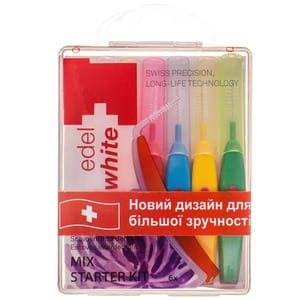 Щітка для міжзубних проміжків EDEL+WHITE (Едел+Вайт) Mix 6 шт