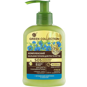 Бальзам-терапия для рук и ногтей GREEN COLLECTION (Грин колекшн) комплексная SOS Интенсивное питание 120 мл
