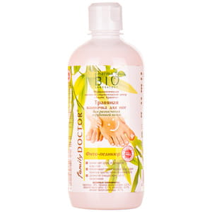 Ванночка для ног BIO PHARMA (Био Фарма) травяная Фито-педикюр для размягчения огрубевшей кожи 500 мл