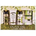Набор для тела SELESTA Senses (Селеста сенсес) Olive senses (Олив сенсес): шампунь, гель для душа, крем, мыло с оливковым маслом, перчатка