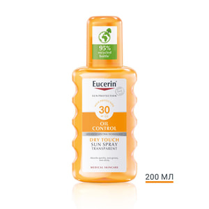 Спрей для тіла EUCERIN (Юцерин) сонцезахистний з матуючим ефектом SPF30 200 мл