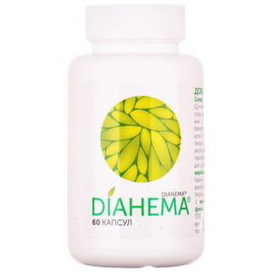 Діанема для нормалізації вуглеводного та ліпідного обміну при цукровому діабеті капсули флакон 60 шт