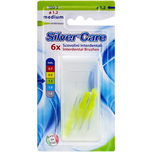 Йоржик для чищення міжзубних проміжків SILVER CARE (Сільвер кеа) середньої товщини 6 шт