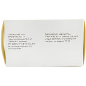 Диокор табл. п/о 160мг/12,5мг №90