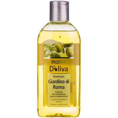 Шампунь для волос D'OLIVA (Д'Олива) Giardino di Roma (Джардино ди Рома) глубокое восстановление сухих и ломких волос 200 мл