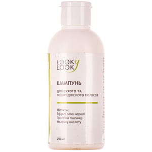 Шампунь LOOKY LOOK (Луки Лук) для сухих и поврежденных волос с протеинами пшеницы 250 мл