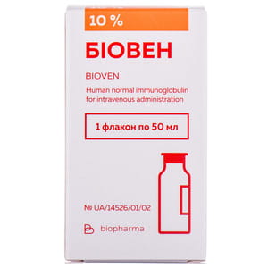Биовен р-р д/инф. 10% фл. 50мл