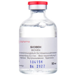 Биовен р-р д/инф. 10% фл. 50мл