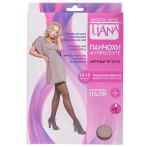 Чулки антиварикозные TIANA 835 (Тиана) 13-15мм рт ст 70 den размер 2 бежевые